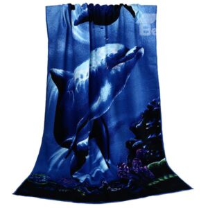 New Style Vivid Two Happy Dolphins Bath Tower