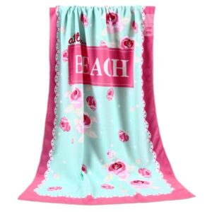 High Class Modern Pink Roses Bath Tower