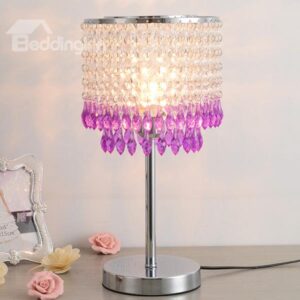 Modern Simple Multi-Color Crystal Decoration Table Lamp