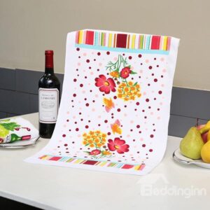 Modern Chic Pretty Cute Little Flowers Ultrafine Fiber Tower