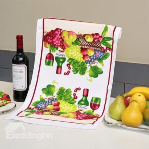 Modern Fashion Fruits and Red Wine Ultrafine Fiber Tower