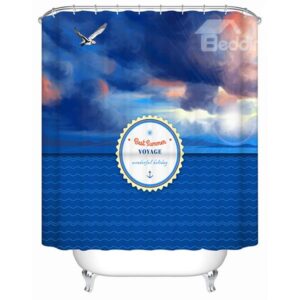 Wonderful Holiday Best Summer Voyage 3D Shower Curtain