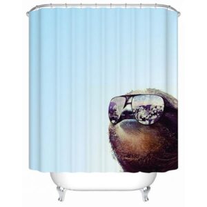 Pretty Concise Cool Spectacled Owl 3D Shower Curtain