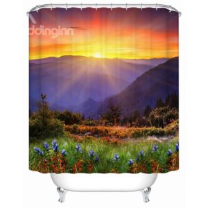 Resplendant Fancy Natural Scenery 3D Shower Curtain