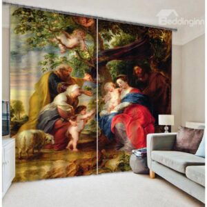 High Quality Polyester Energy Saving 3D Curtain