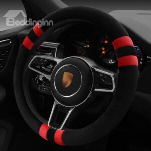 Concise Special Designed Super Soft Plush Steering Wheel Cover