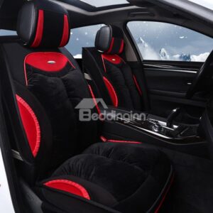 Super Warm Extra Thick Cushions Dual Colored Plush Seat Cover