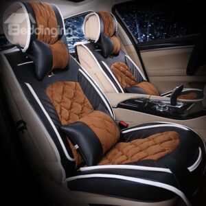 New Arrival Warm Classic Plaid Patterned Car Seat Cover