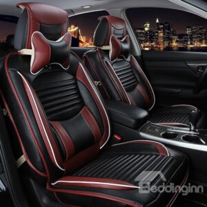 High Quality Comfortable Micro Leather Material Universal Fit Car Seat Cover