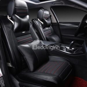 High Quality Premium Leather Material Pure Color Car Seat Cover