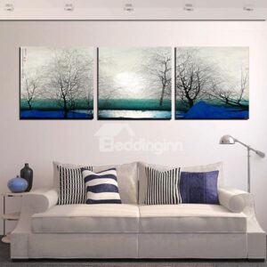 Creative Winter Morning Scene 3-Panel Wall Art Prints