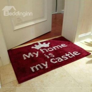 Creative My Home is My Castle 3-Color Anti-Slipping Doormat