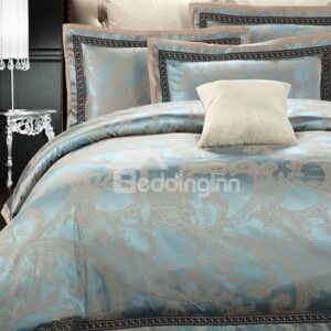 Exquisite Jacquard Design European Style Cotton 4-Piece Duvet Cover Sets