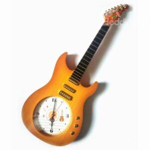 Wonderful Guitar Design Plastic Decorative Mute Wall Clock