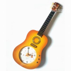 Classic Guitar Design Plastic Decorative Wall Clock