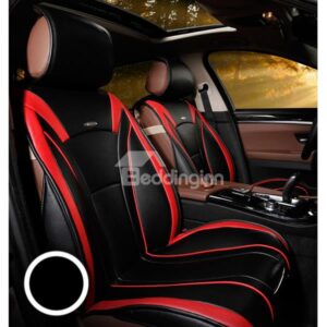Special Designed Fishionable Contrasting Colored Stripe Leather Car Seat Cover