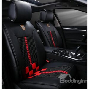Special Designed Ice Silk Material Plaid Car Seat Covers