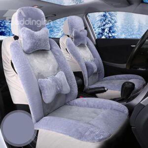 Super Soft and Extra Warm Single Colored Leather Material Car Seat Cover
