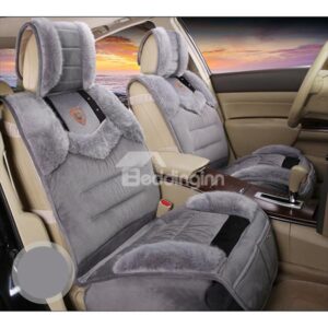 Elegant and Formal Warm and Comfortable Long Hair Fur Car Seat Covers
