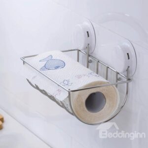 Modern New Home Decor Convenient Enlarged Sucker Toilet Paper Holder