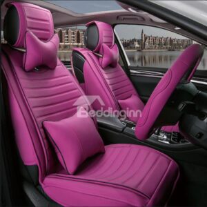 Elegant and Durable Classic Designed Pure Colored Car Seat Cover Set