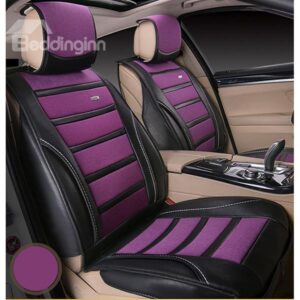 Premium and Comfortable Ice Silk and Leather Material Car Seat Cover