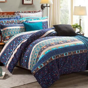 Faddish European Style Cotton 4-Piece Duvet Cover Sets