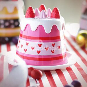 Wonderful Sweet Strawberry Cake Design Plastic Coffee Cup