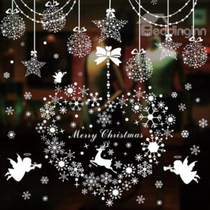 Festival Christmas Decoration Removable Glass Wall Sticker