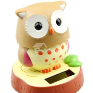 Creative Solar Powered Cute Owl Car Decor