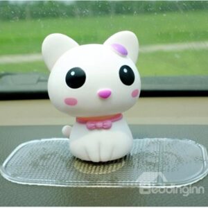 Creative and Cute Head Shaking Kitten Car Decor