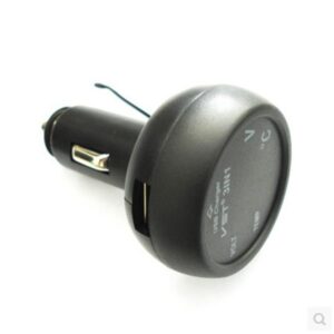 Unique Multifunctional Temperature and Voltage Measuring USB Car Charger