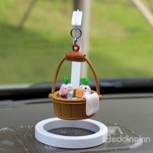 Creative Ternip in Bucket Cartoon Stand Car Decor