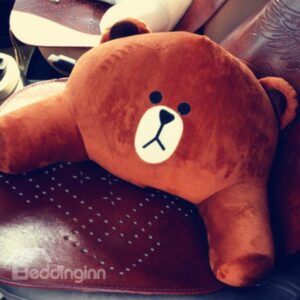 Cute and Super Comfortable Innocent Bear Lumbar Seat Pillow
