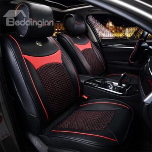 Classic and Durable Ice Sile and Leather Material Car Seat Cover