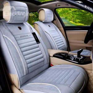Classic and Concise Designed Linen Car Seat Cover