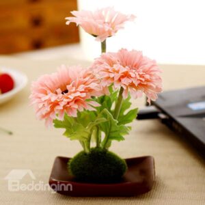 Fabulous Silk Flower Daisy Desktop Decoration Artificial Flower Set