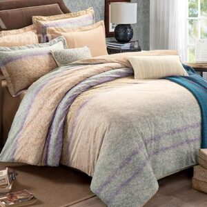 Faddish Concise Gradient Color Design 4-Piece Cotton Duvet Cover Sets