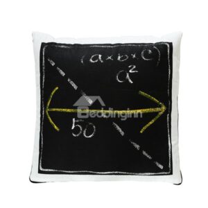 Fashionable Quillow Geometry Designed Cotton Blanket Car Pillow