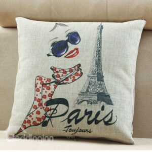 Comfortable Quillow Paris Spring Linen Blanket Car Pillow