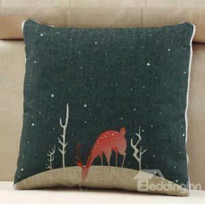 Comfortable Quillow Night Sky Patterned Linen Blanket Car Pillow