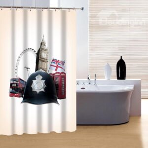 Noble Concise London Elements 3D Shower Curtain