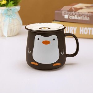 Cute Cartoon Animal Penguin Pattern Ceramic Coffee Mug