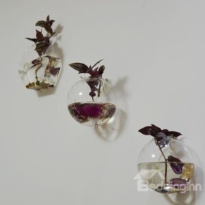 Creative Glass 1-Piece Wall Flower Vase