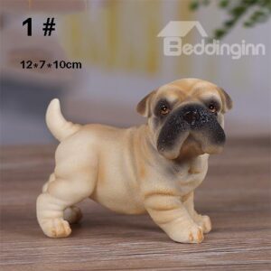 Adroable Pug Dog 1-Piece Resin Desktop Decoration