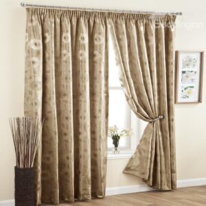 Elegant Thickening Light Blocking Pinch Pleat Curtain