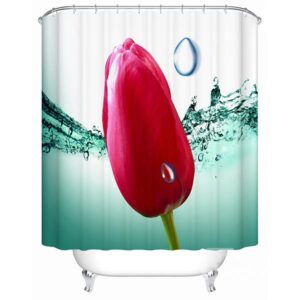Beautiful Lovely Flower Bud 3D Shower Curtain
