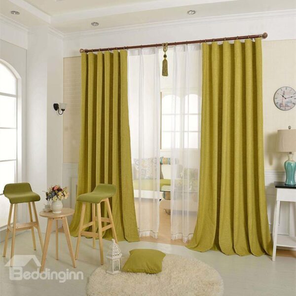 Refreshing High Quality Double Pinch Pleat Curtain