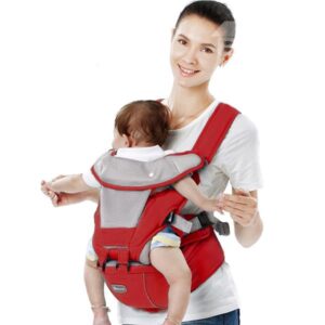Bouncy Red Multi-Functional Baby Hip Seat Carrier