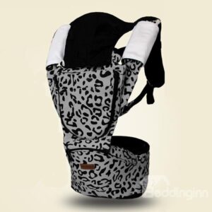 Fashionable Leopard Pattern Multi-Functional Baby Hip Seat Carrier